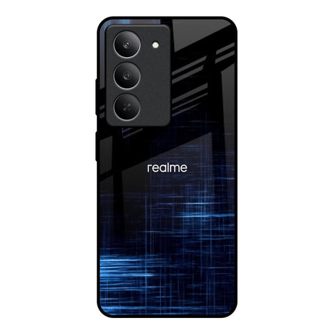 Blue Scratch Glossy Case for Realme 14x 5G