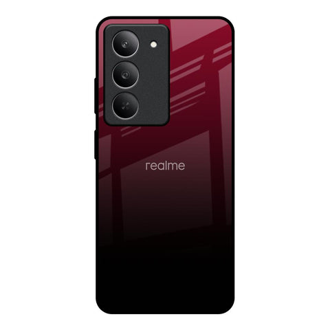 Wine Red Glossy Case For Realme 14x 5G