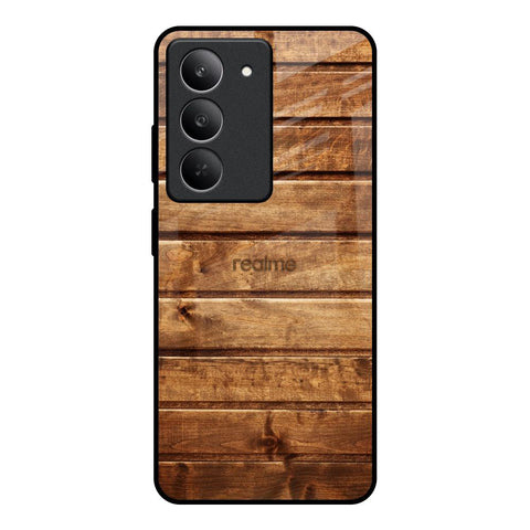 Wooden Planks Glossy Case for Realme 14x 5G