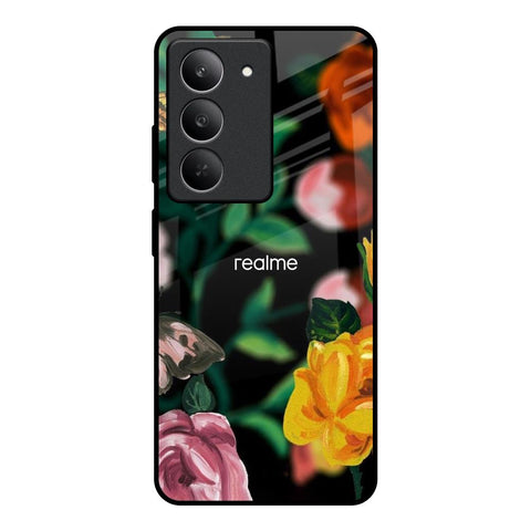 Flowers & Butterfly Glossy Case for Realme 14x 5G