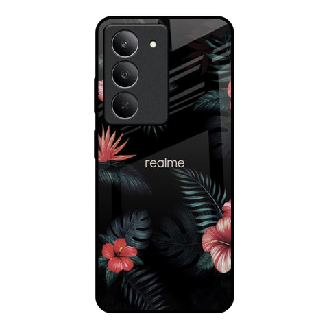 Tropical Art Flower Glossy Case for Realme 14x 5G