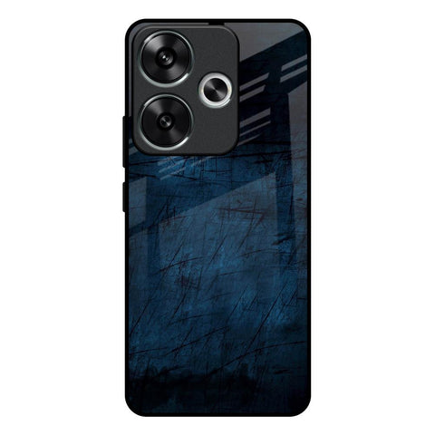 Dark Blue Grunge Glossy Case for Poco F6 5G