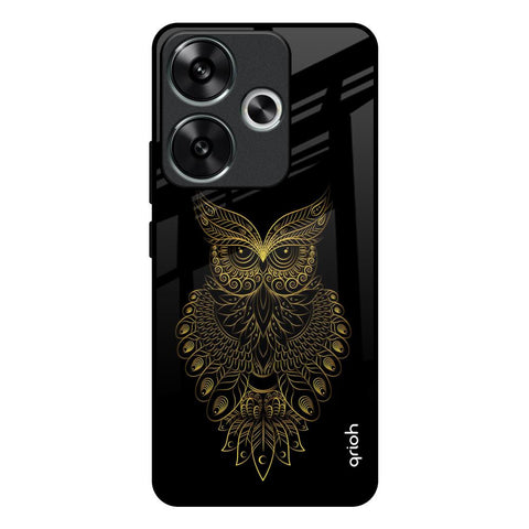 Golden Owl Glossy Case for Poco F6 5G