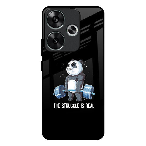 Real Struggle Glossy Case for Poco F6 5G