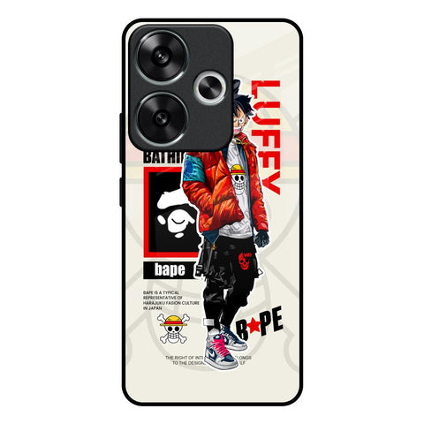Bape Luffy Glossy Case for Poco F6 5G
