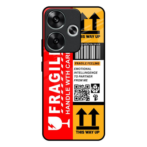 Handle With Care Glossy Case for Poco F6 5G