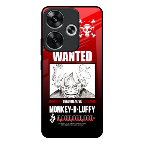 Luffy Wanted Glossy Case for Poco F6 5G