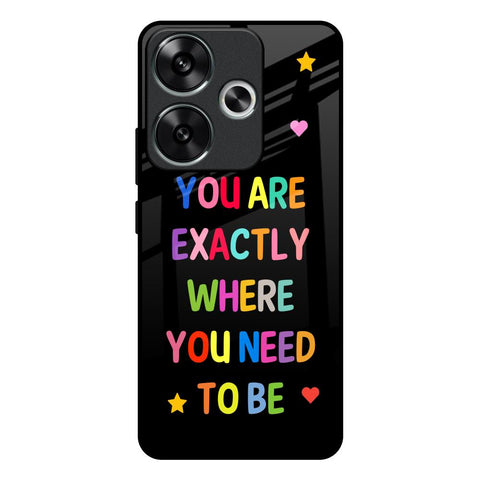 Magical Words Glossy Case for Poco F6 5G