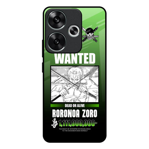 Zoro Wanted Glossy Case for Poco F6 5G