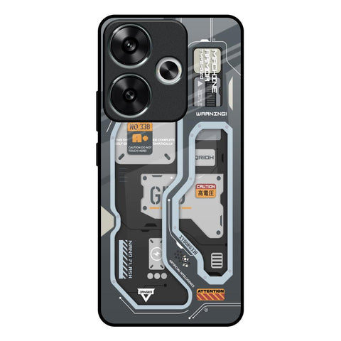 Retro Futuristic Glossy Case for Poco F6 5G