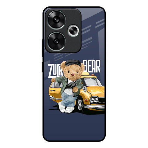 Adventurous Bear Glossy Case for Poco F6 5G