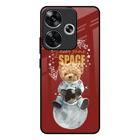 Astronaut Bear Glossy Case for Poco F6 5G
