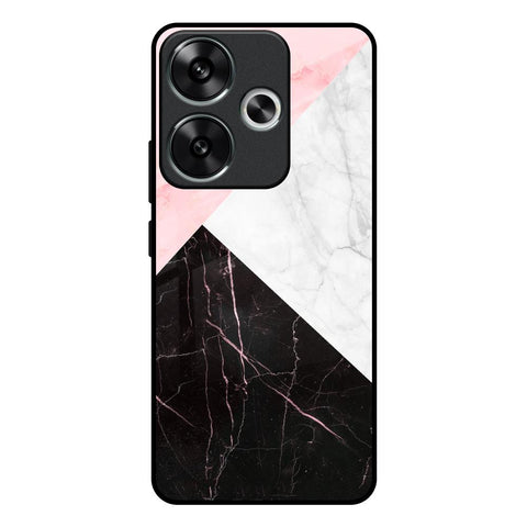 Marble Collage Art Glossy Case For Poco F6 5G
