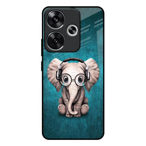 Adorable Baby Elephant Glossy Case For Poco F6 5G