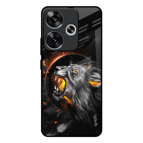 Aggressive Lion Glossy Case for Poco F6 5G