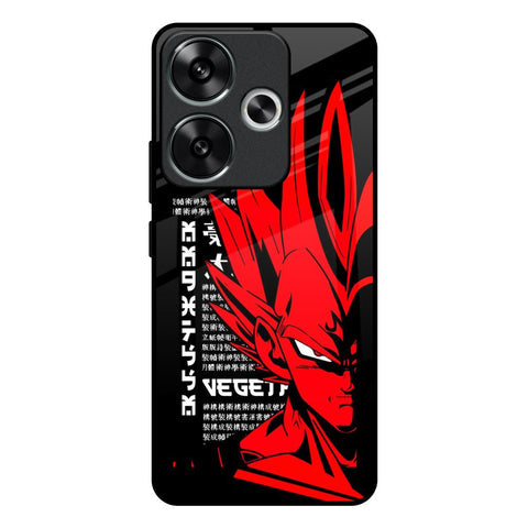 Red Vegeta Glossy Case for Poco F6 5G