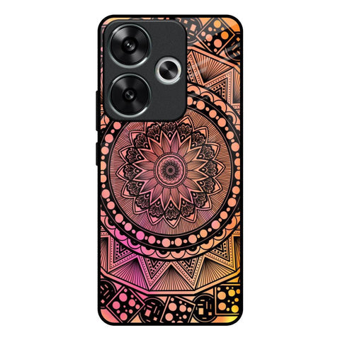 Floral Mandala Glossy Case for Poco F6 5G