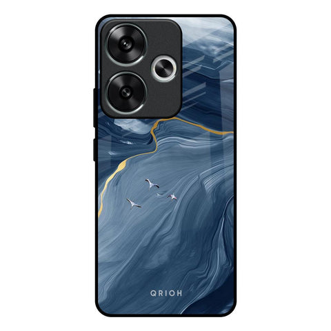 Deep Ocean Marble Glossy Case for Poco F6 5G