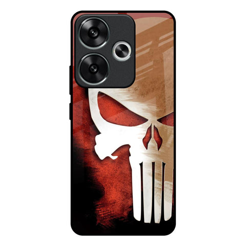 Red Skull Glossy Case for Poco F6 5G