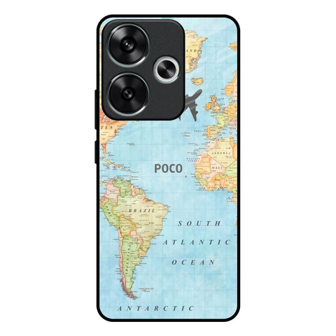 Fly Around The World Glossy Case for Poco F6 5G