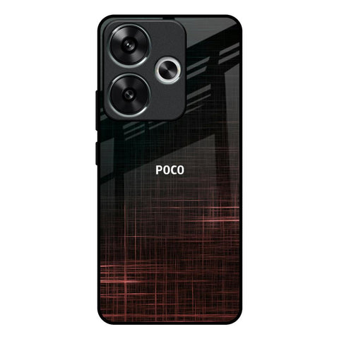 Wooden Mat Glossy Case for Poco F6 5G