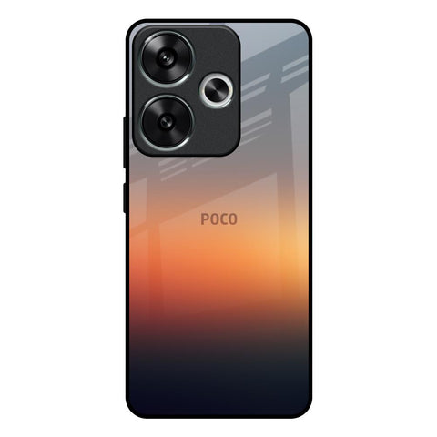 Aesthetic Orange Glossy Case for Poco F6 5G