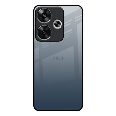 Smokey Grey Color Glossy Case For Poco F6 5G