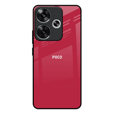 Solo Maroon Glossy case for Poco F6 5G