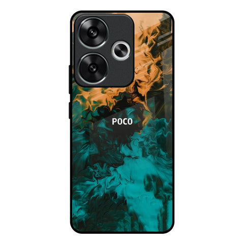 Watercolor Wave Glossy Case for Poco F6 5G