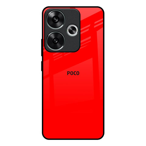 Blood Red Glossy Case for Poco F6 5G