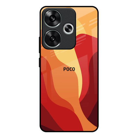 Magma Color Pattern Glossy Case for Poco F6 5G