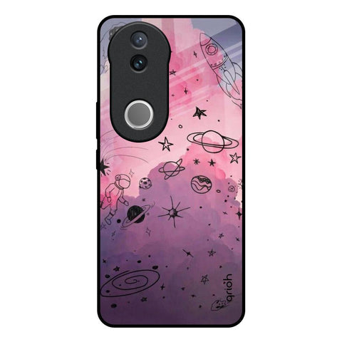 Space Doodles Glossy Case for Vivo V50e 5G