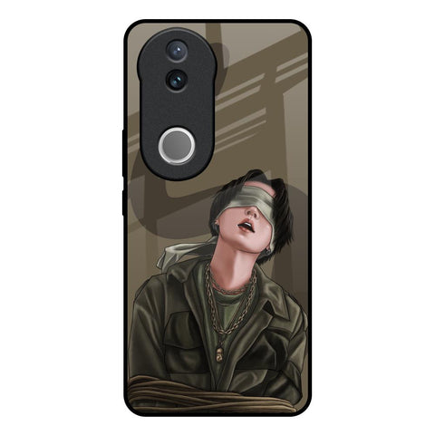 Blind Fold Glossy Case for Vivo V50e 5G