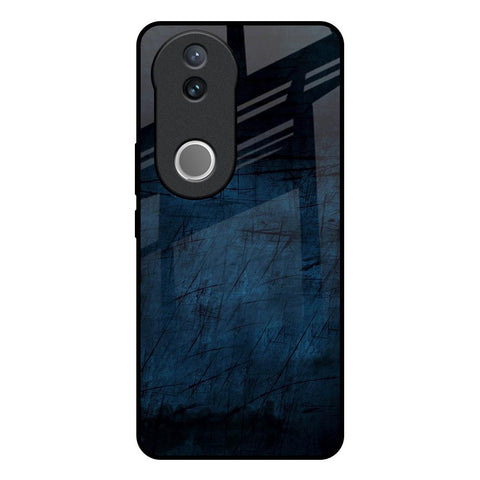 Dark Blue Grunge Glossy Case for Vivo V50e 5G