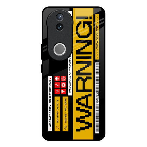 Aircraft Warning Glossy Case for Vivo V50e 5G