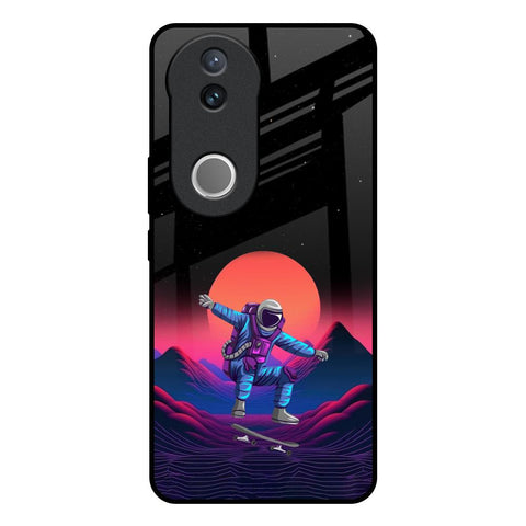 Retro Astronaut Glossy Case for Vivo V50e 5G