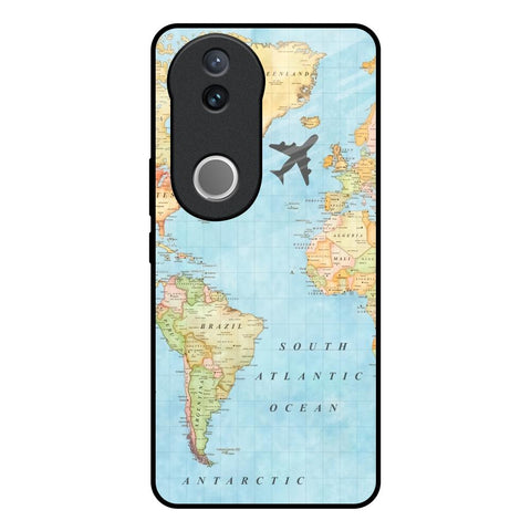 Travel Map Glossy Case for Vivo V50e 5G