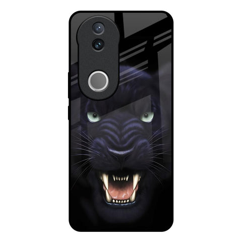Angry Black Tiger Glossy Case for Vivo V50e 5G