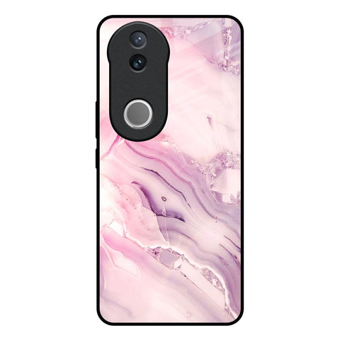 Diamond Pink Gradient Glossy Case For Vivo V50e 5G