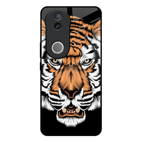 Angry Tiger Glossy Case For Vivo V50e 5G