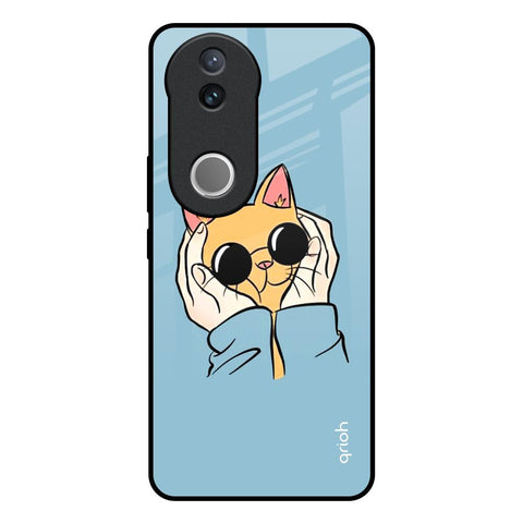 Adorable Cute Kitty Glossy Case For Vivo V50e 5G
