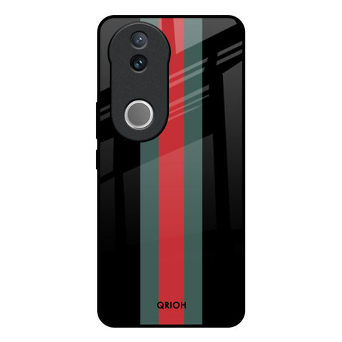 Vertical Stripes Glossy Case for Vivo V50e 5G