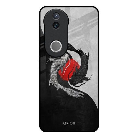 Japanese Art Glossy Case for Vivo V50e 5G