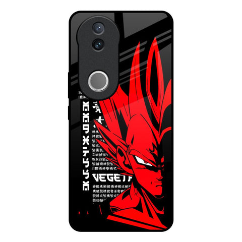 Red Vegeta Glossy Case for Vivo V50e 5G