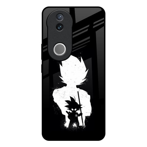 Monochrome Goku Glossy Case for Vivo V50e 5G