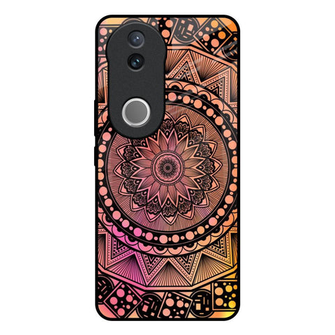 Floral Mandala Glossy Case for Vivo V50e 5G