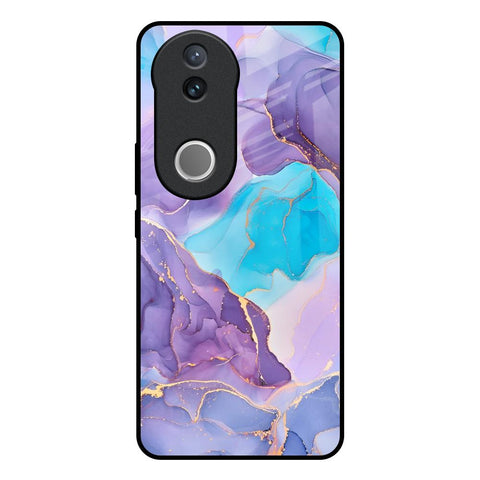 Alcohol ink Marble Glossy Case for Vivo V50e 5G