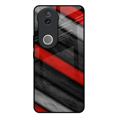Soft Wooden Texture Glossy Case for Vivo V50e 5G