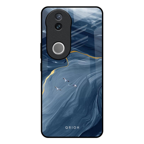 Deep Ocean Marble Glossy Case for Vivo V50e 5G