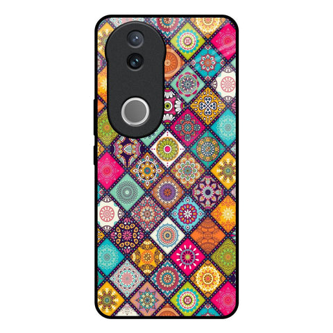 Multicolor Mandala Glossy Case for Vivo V50e 5G